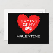 Gaming ist mein Valentiner Valentinstag Postkarte (Vorne/Hinten)