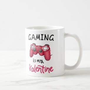 Gaming ist mein Valentinstag Kaffeetasse