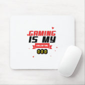 Gaming ist mein Valentinstag Mousepad (Mit Mouse)