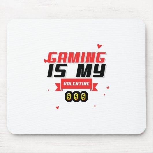 Gaming ist mein Valentinstag Mousepad (Vorne)
