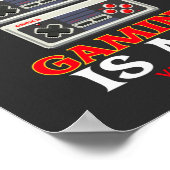 Gaming ist mein Valentinstag Poster (Ecke)