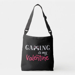 Gaming ist mein Valentinstag Tragetaschen Mit Langen Trägern