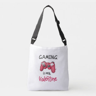 Gaming ist mein Valentinstag Tragetaschen Mit Langen Trägern