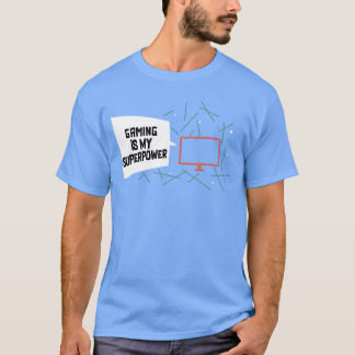 Gaming ist meine Superkraft Gamer-Geschenk retro T-Shirt