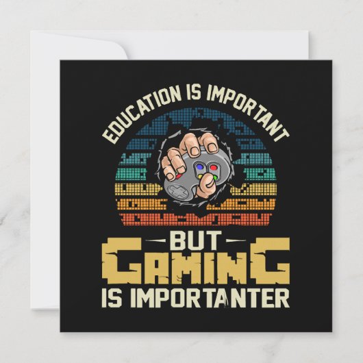 Gaming ist wichtiger (Vorderseite)
