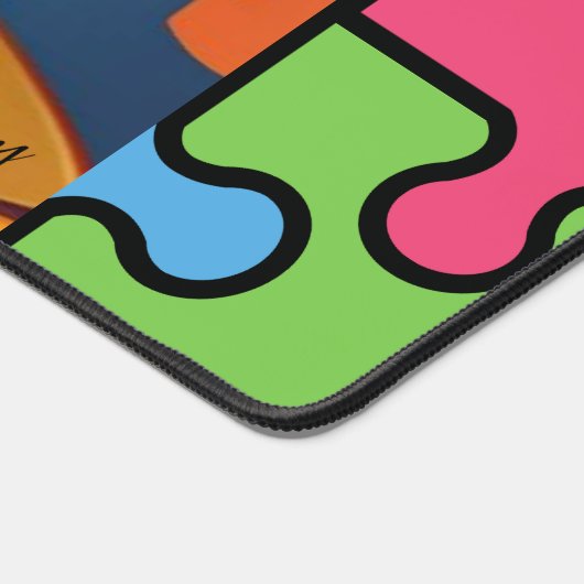 Gaming Jigsawman Superheld/Bösewicht? Jigsaw Puzzl Schreibtischunterlage (Ecke)