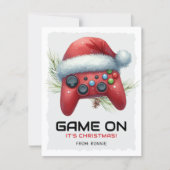 Gaming Kids Classroom Christmas Feiertagskarte (Vorderseite)