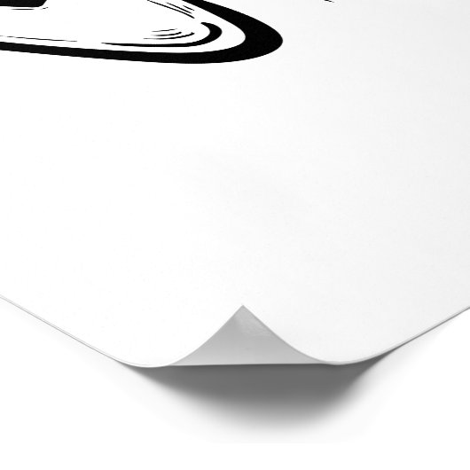 Gaming-Konsole mit Controller Poster (Ecke)