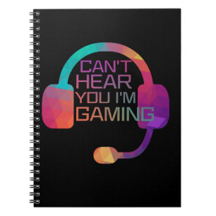 Gaming-Kopfhörer für Gamer Notizblock