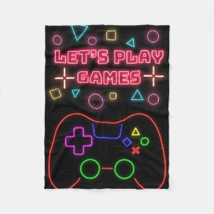 Gaming Lasse Spiele spielen Fleecedecke