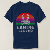 Gaming Legend Players Joystick Video Games Fans Vi T-Shirt (Design vorne)