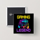 Gaming Legende Button (Vorne & Hinten)