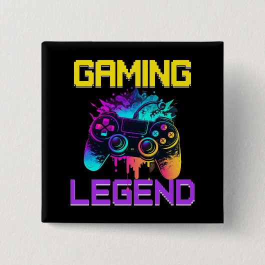 Gaming Legende Button (Vorderseite)