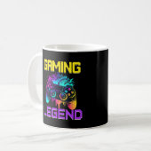 Gaming Legende Kaffeetasse (Vorderseite Links)