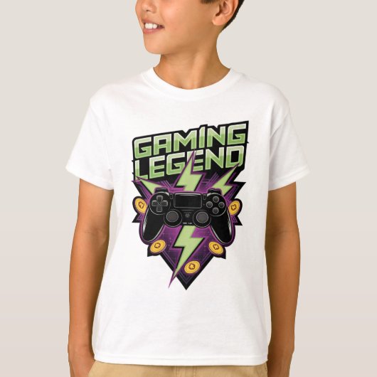 Gaming-Legende T-Shirt (Vorderseite)
