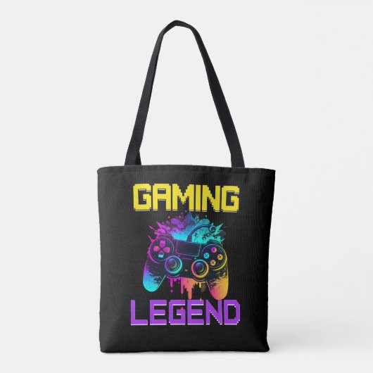 Gaming Legende Tasche (Rückseite)