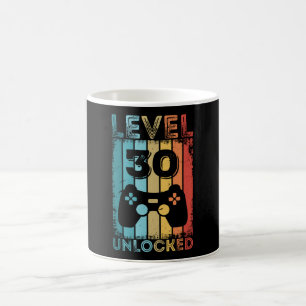 Gaming Level 30 Freigeschaltet 30. Geburtstagsgesc Kaffeetasse