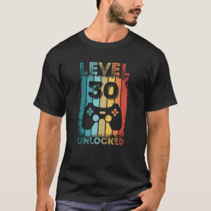 Gaming Level 30 Unlock 30. Geburtstagsgeschenk Gam T-Shirt