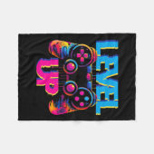 Gaming Level Up Game Controller Videospiel Pop Art Fleecedecke (Vorderseite (Horizontal))