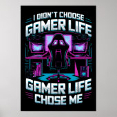 Gaming Life entscheidet mich Poster (Vorne)