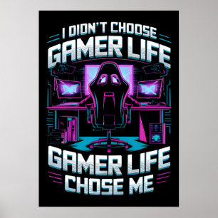 Gaming Life entscheidet mich Poster