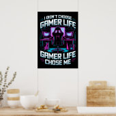 Gaming Life entscheidet mich Poster (Küche)