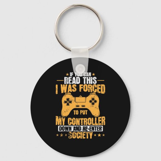 Gaming macht auch mal Pause Controller Schlüsselanhänger (Vorderseite)