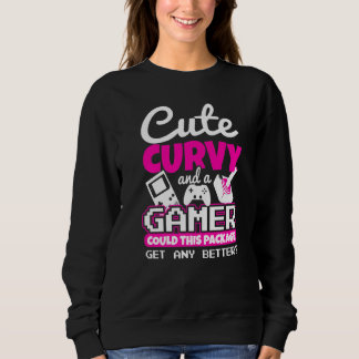 Gaming Mädchen  Videospielerin Mädchen  Gaming PC  Sweatshirt