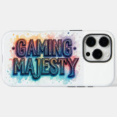 Gaming Majestät Case-Mate iPhone Hülle (Rückseite (Horizontal))