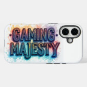 Gaming Majestät Case-Mate iPhone Hülle (Rückseite (Horizontal))