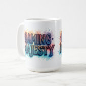 Gaming Majestät Kaffeetasse (Vorderseite Links)