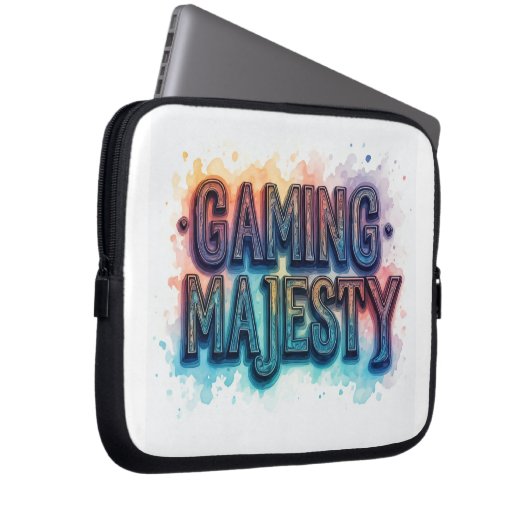 Gaming Majestät Laptopschutzhülle (Vorne Rechts)