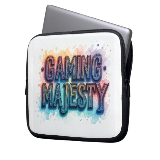 Gaming Majestät Laptopschutzhülle (Vorderseite Links)