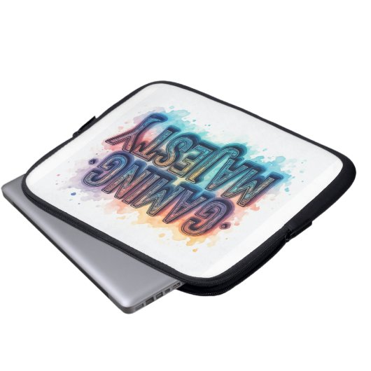 Gaming Majestät Laptopschutzhülle (Vorne Knopf)