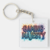 Gaming Majestät Schlüsselanhänger (Vorderseite)