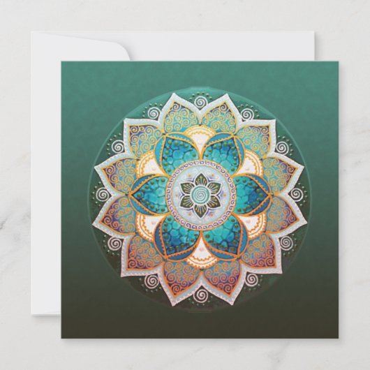 Gaming Mandala - Grußkarte (Vorderseite)