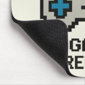 Gaming-Mauspad – Pixel-Art-Videospielcover Mousepad (Ecke)