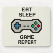 Gaming-Mauspad – Pixel-Art-Videospielcover Mousepad (Vorne)