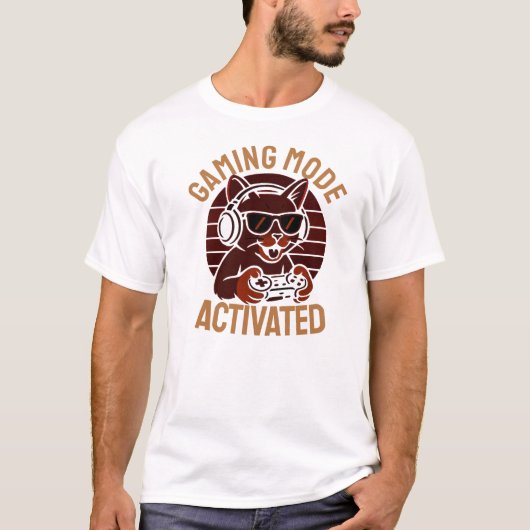 Gaming Mode Activated T-Shirt (Vorderseite)