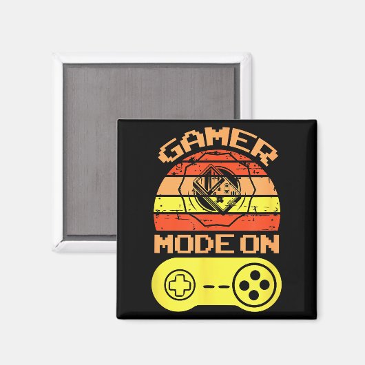 Gaming Mode On Funny Game Quotes Gift For Players Magnet (Vorderseite/Rückseite)