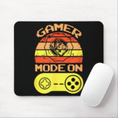 Gaming Mode On Funny Game Quotes Gift For Players  Mousepad (Mit Mouse)