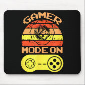 Gaming Mode On Funny Game Quotes Gift For Players Mousepad (Vorne)