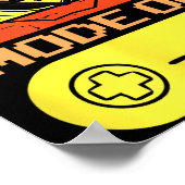 Gaming Mode On Funny Game Quotes Gift For Players Poster (Ecke)