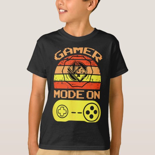 Gaming Mode On Funny Game Quotes Gift For Players T-Shirt (Vorderseite)