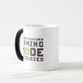 Gaming-Modus Aktivierte Gamer und Geek Funny Mug Verwandlungstasse (Vorderseite Links)
