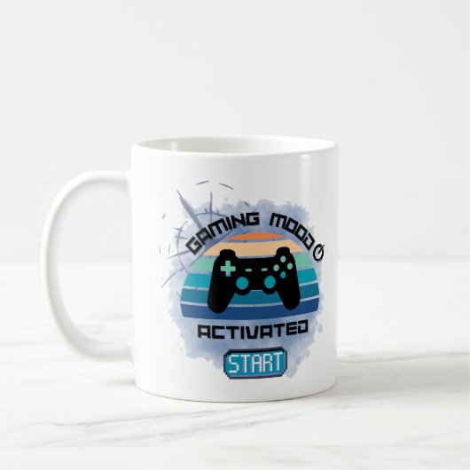 "Gaming Mood Activated - Gamer Coffee Tasse" Kaffeetasse (Links)