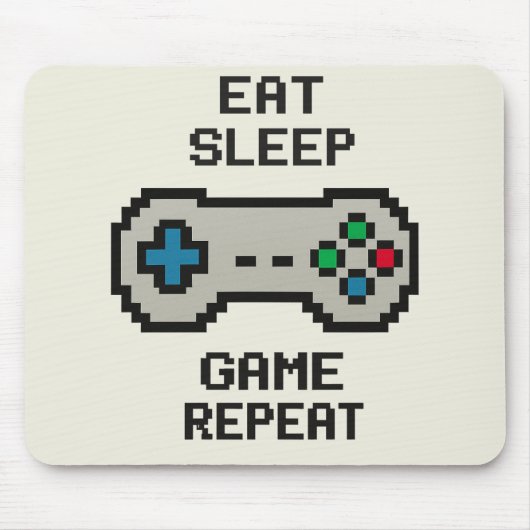 Gaming Mousepad – Pixel Art Video Game Cover (Vorne)