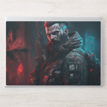 Gaming Notebook Skin Cyber-Krieger