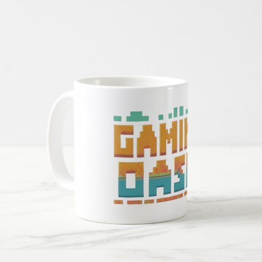 Gaming Oasis Kaffeetasse (Vorderseite Links)