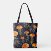 Gaming Ocean Qualle Art Tasche (Rückseite)